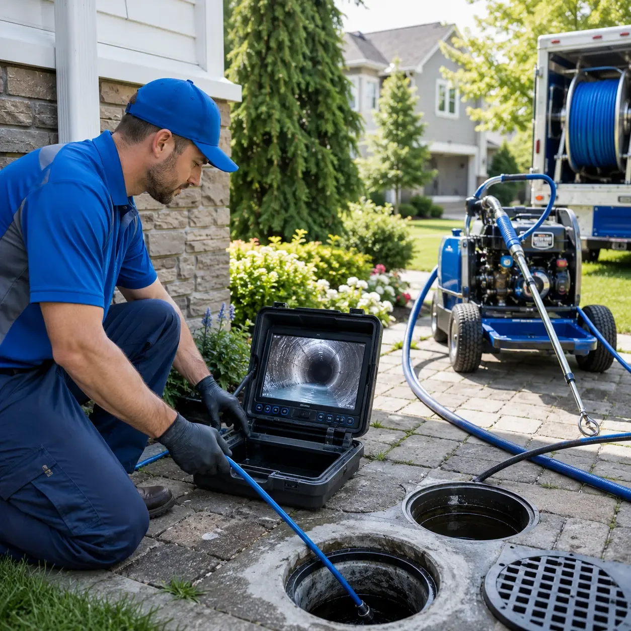 Outdoor drain cleaning professionals serving Marlborough, CT